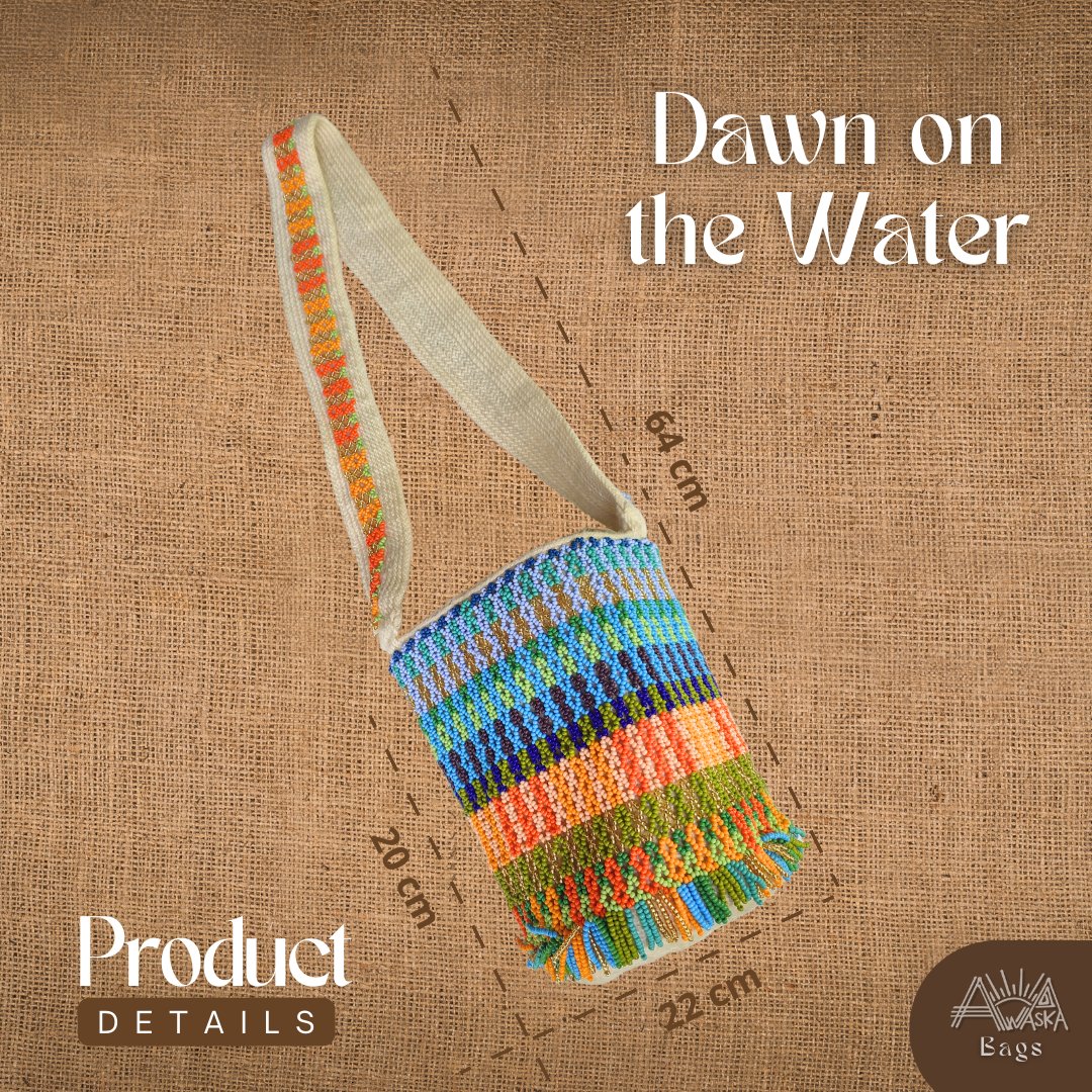 🌞🌅💛"Dawn on the Water" Beaded Bag 🌞🌅💛 - TripingLH