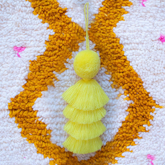 Limoncello - Jumbo Pompom Tassel - TripingLH