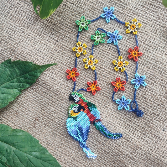🦜✨💛 Macaw Beaded Necklace 🦜✨💛 - TripingLH