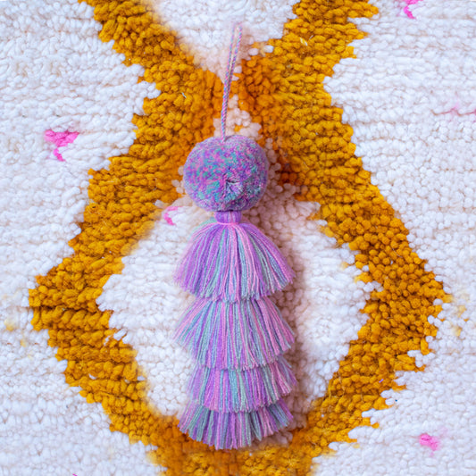 Magic Unicorn - Jumbo Pompom Tassel - TripingLH