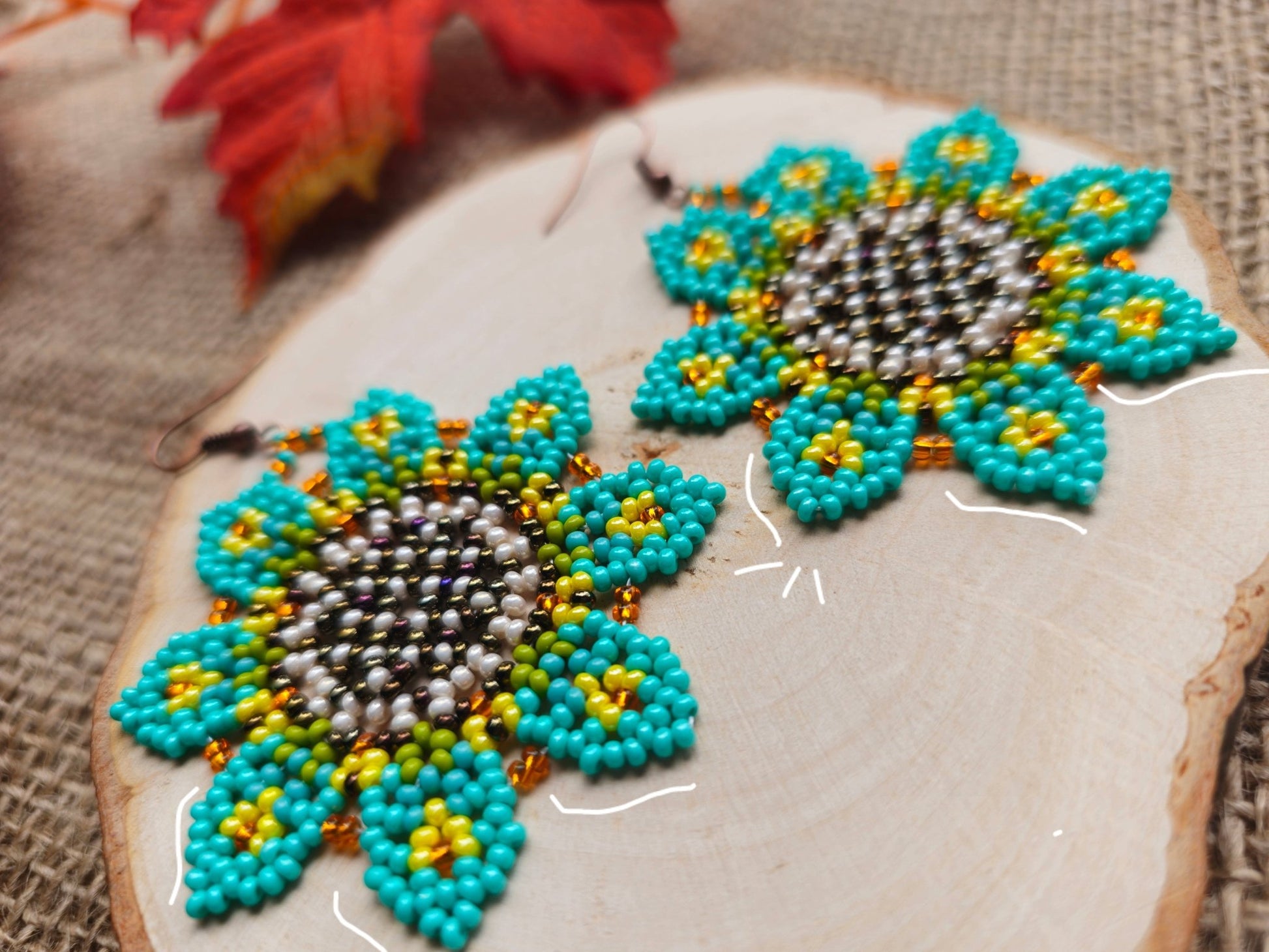 🍁 NEW COLLECTION 🍁 🌸🍂Autumn Blossom Harmony Earrings 🌸🍁 - TripingLH