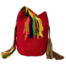 Load image into Gallery viewer, Red Wayuu Bag - TripingLH
